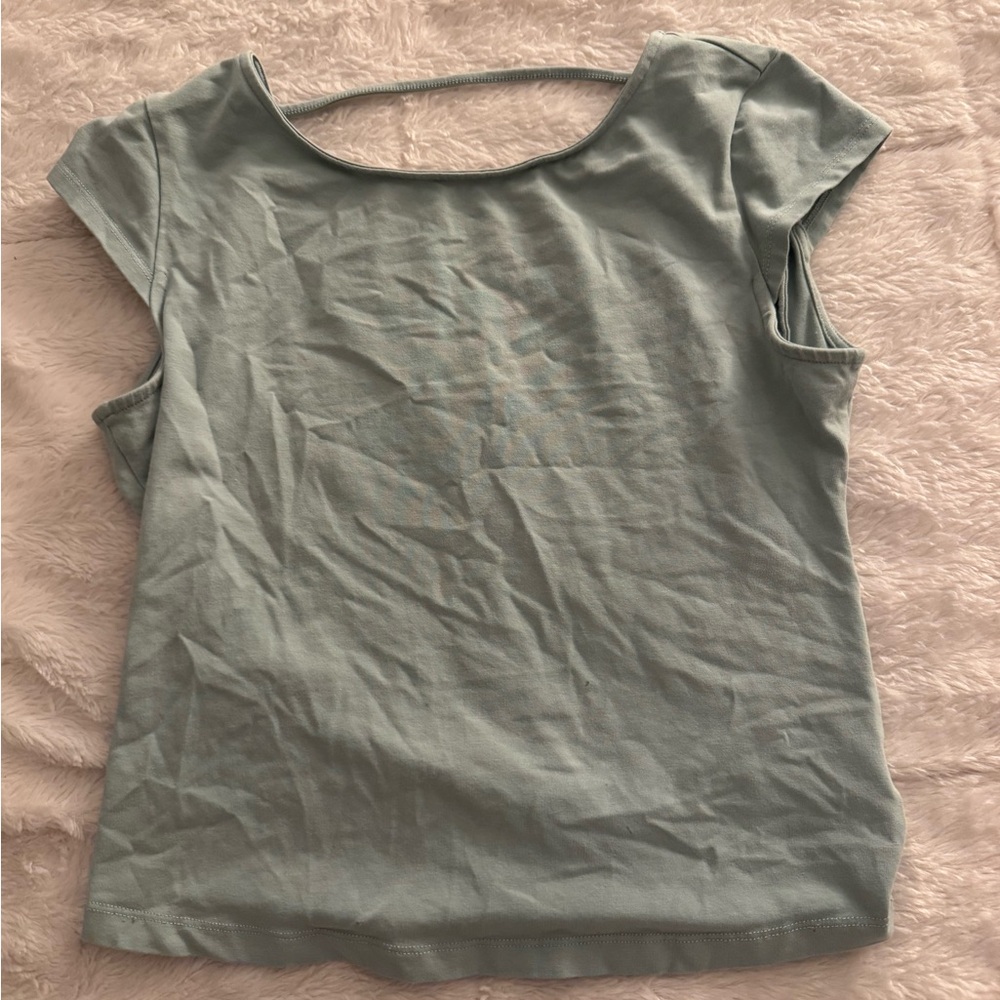 Women's Garage Sage green backless top size L